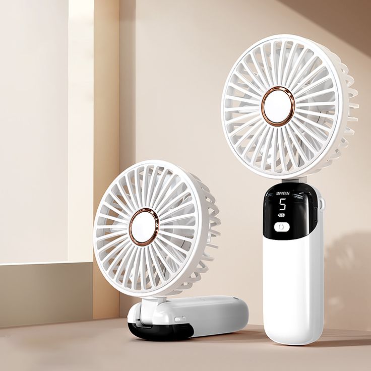 Smart Foldable Rechargeable Desk Fan – 5 Speed