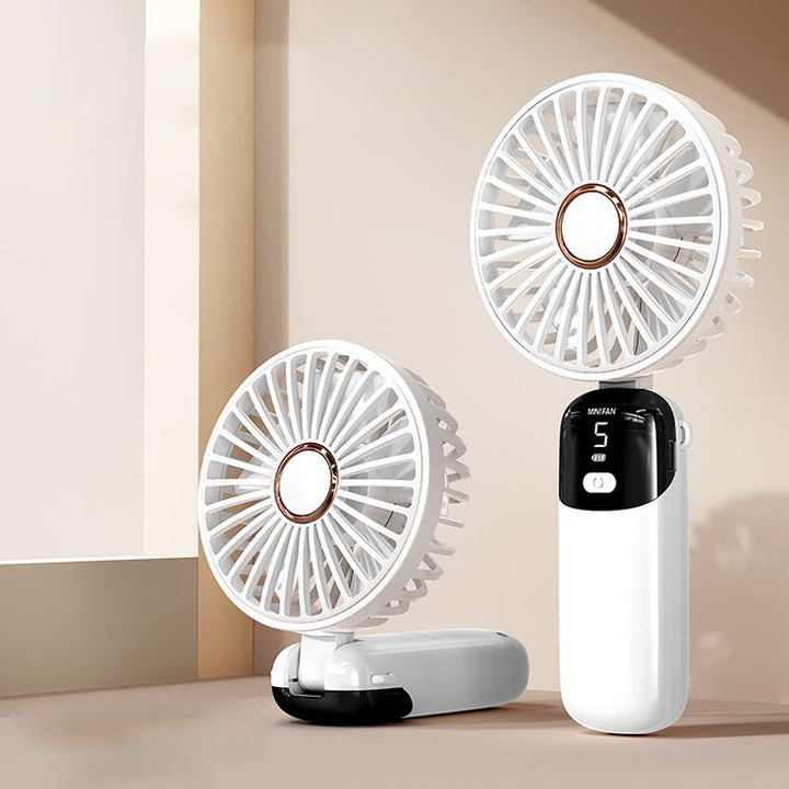Smart Foldable Rechargeable Desk Fan – 5 Speed