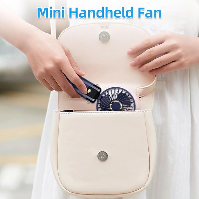 Smart Foldable Rechargeable Desk Fan – 5 Speed